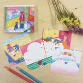 ITOI YUKI Block Memo - Mew! Year - cozyca products - Default Title by Techo Treats Stationery
