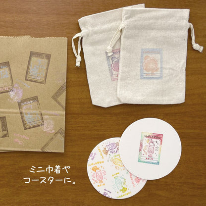 Japonica Study Notebook Rubber Stamp Set - Flower - Showa Note - Default Title by Techo Treats Stationery
