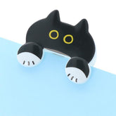 JITTOME Cat Shape Die-cut Clip - Black - Sun-Star Stationery - Default Title by Techo Treats Stationery