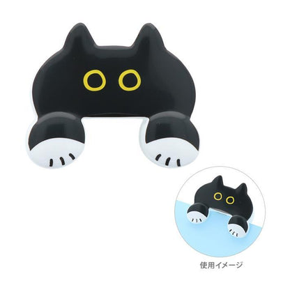 JITTOME Cat Shape Die-cut Clip - Black - Sun-Star Stationery - Default Title by Techo Treats Stationery