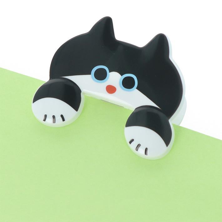 JITTOME Cat Shape Die-cut Clip - Hachiware - Sun-Star Stationery - Default Title by Techo Treats Stationery