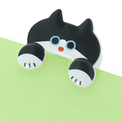 JITTOME Cat Shape Die-cut Clip - Hachiware - Sun-Star Stationery - Default Title by Techo Treats Stationery