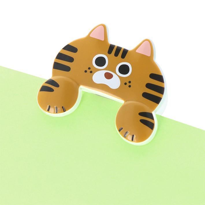 JITTOME Cat Shape Die-cut Clip - Kijitora - Sun-Star Stationery - Default Title by Techo Treats Stationery