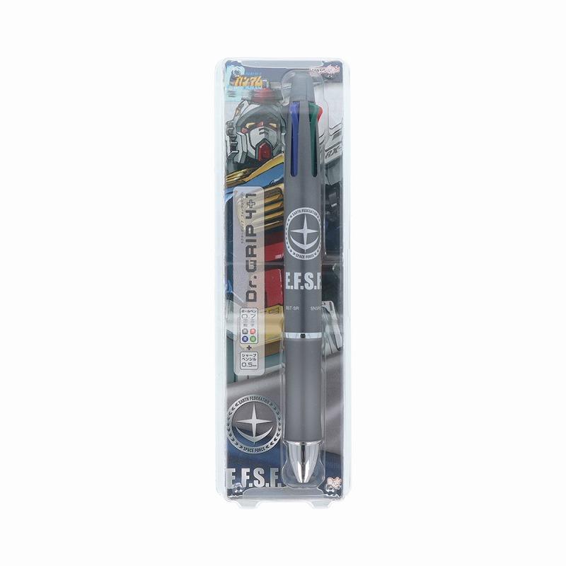 Mobile Suit Gundam Dr. Grip 4+1 Multifunction Ballpoint Pen 0.7mm - Earth Federation Space Force E.F.S.F.