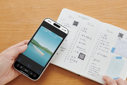 Kanmido paperlink Multimedia Link Sticky Notes (4 designs) - Off White (S) by Techo Treats Stationery