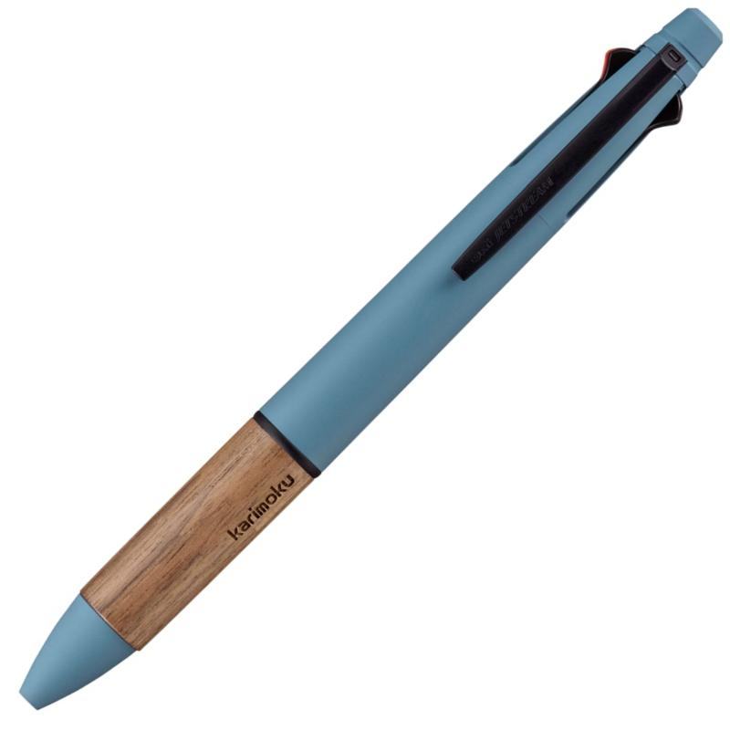 karimoku x Jetstream 4&amp;1 Multifunction Ballpoint Pen 0.5mm - Steel Blue - Techo Treats