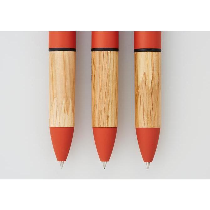 karimoku x Jetstream 4&amp;1 Multifunction Ballpoint Pen 0.5mm - Sunset Orange - Techo Treats