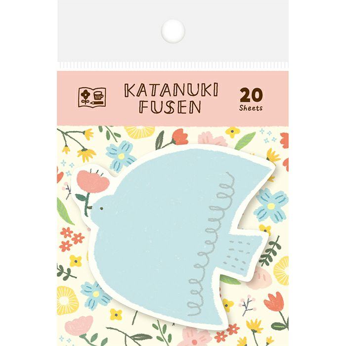 Katanuki Die-cut Sticky Notes - Little Bird - Techo Treats