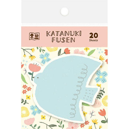 Katanuki Fusen Die-cut Sticky Note - Little Bird - Techo Treats