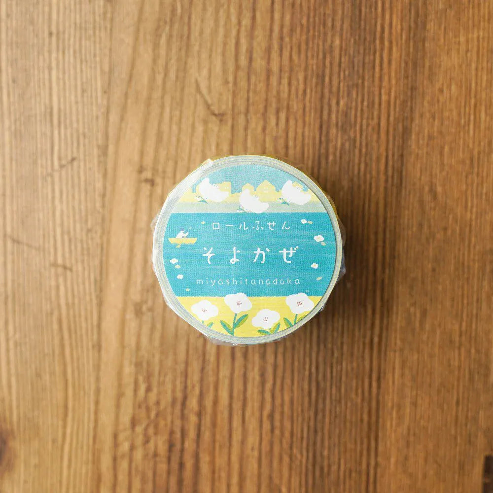 Kazu Miyashita Roll Sticky Notes - A Breeze - TEGAMISHA - Default Title by Techo Treats Stationery