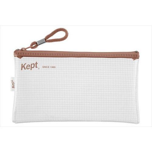 Kept Clear Pen Case (Flat) - Brown - Techo Treats