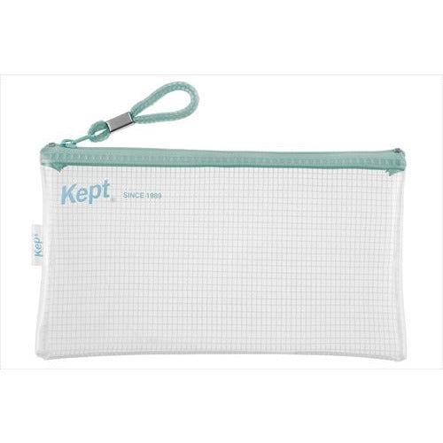 Kept Clear Pen Case (Flat) - Grayish Green - Techo Treats
