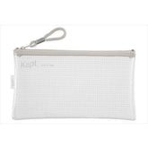 Kept Clear Pen Case (Flat) - Light Gray - Raymay Fujii - Default Title by Techo Treats Stationery