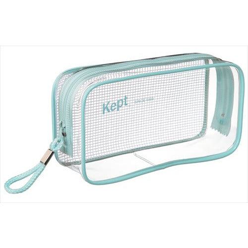 Kept Clear Pen Pouch - Grayish Green - Raymay Fujii - Default Title by Techo Treats Stationery