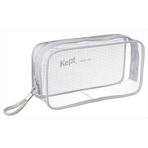 Kept Clear Pen Pouch - Light Gray - Raymay Fujii - Default Title by Techo Treats Stationery