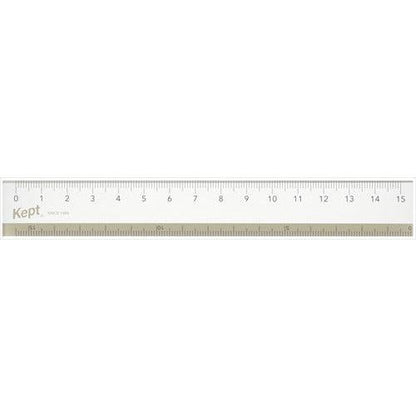 Kept Clear Ruler 15cm - Sand Beige - Raymay Fujii - Default Title by Techo Treats Stationery