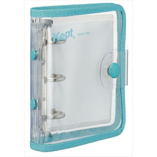 Kept Mini Binder (A9 3-hole) - Sky Blue - Techo Treats