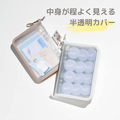 Kept Multi-storage Binder (A5 6-hole) - Moon Gray - Raymay Fujii - Default Title by Techo Treats Stationery