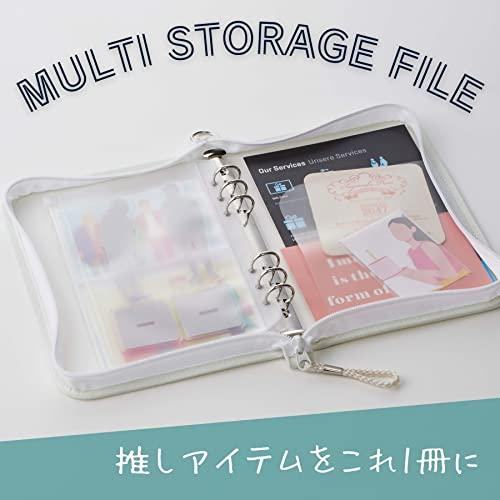 Kept Multi-storage Binder (A5 6-hole) - Moon Gray - Techo Treats