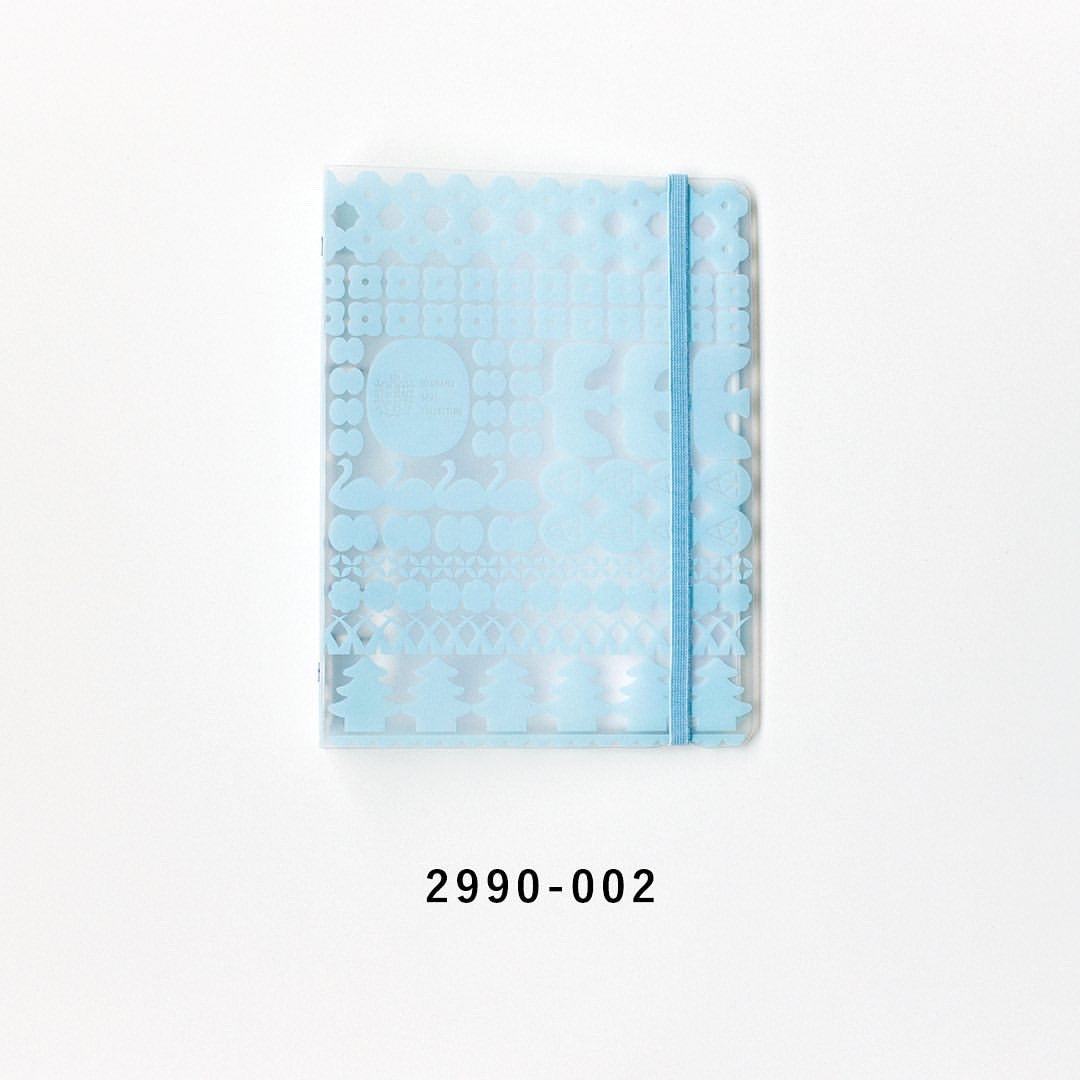 King Jim HITOTOKI Otonano Seal Collection - A5 Binder - Blue (Gift) - Default Title by Techo Treats Stationery