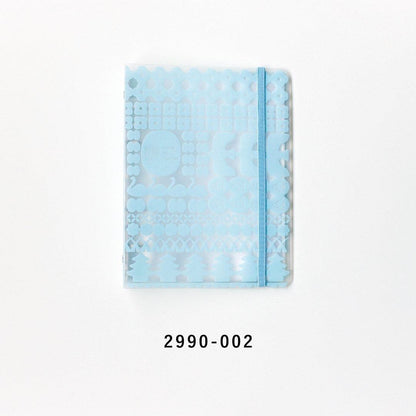 King Jim HITOTOKI Otonano Seal Collection - A5 Binder - Blue (Gift) - Default Title by Techo Treats Stationery