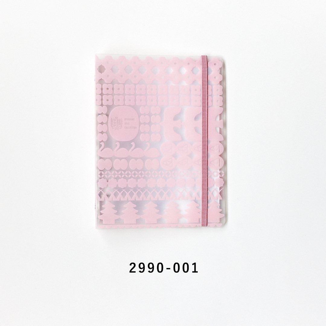 King Jim HITOTOKI Otonano Seal Collection - A5 Binder - Pink (Gift) - Default Title by Techo Treats Stationery