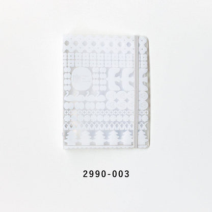 King Jim HITOTOKI Otonano Seal Collection - A5 Binder - White (Gift) - Default Title by Techo Treats Stationery