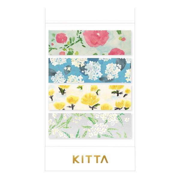 King Jim KITTA Masking Tape Vol. 13 - Basic - Flower 7 - Default Title by Techo Treats Stationery