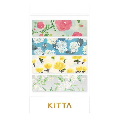 King Jim KITTA Masking Tape Vol. 13 - Basic - Flower 7 - Default Title by Techo Treats Stationery
