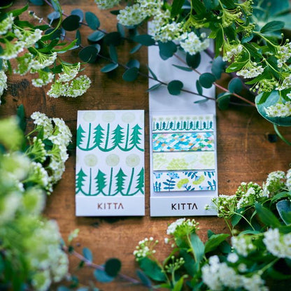 King Jim KITTA Masking Tape Vol. 13 - Basic - Flower 8 - Default Title by Techo Treats Stationery