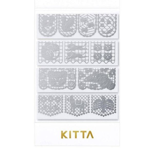 King Jim KITTA Masking Tape Vol. 13 - Basic - Lace - Default Title by Techo Treats Stationery