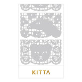 King Jim KITTA Masking Tape Vol. 13 - Basic - Lace - Default Title by Techo Treats Stationery