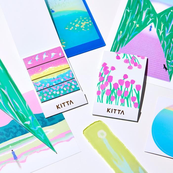 King Jim KITTA Masking Tape Vol. 13 - Basic - Mizuumi - Default Title by Techo Treats Stationery