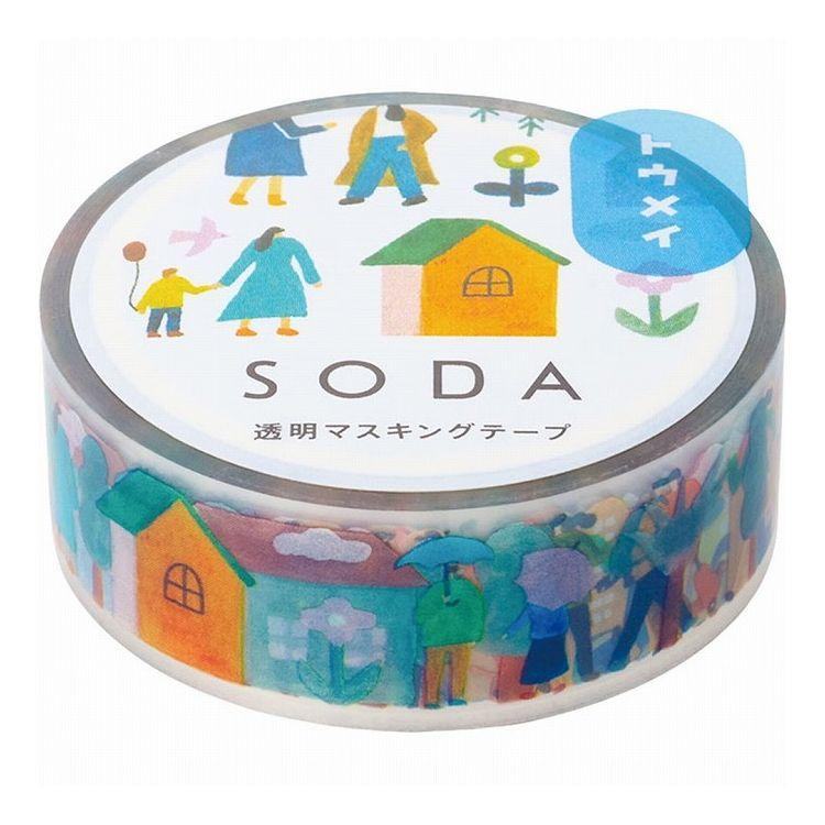 King Jim SODA Decoration Tape Vol.4 - 15mm Life - Default Title by Techo Treats Stationery