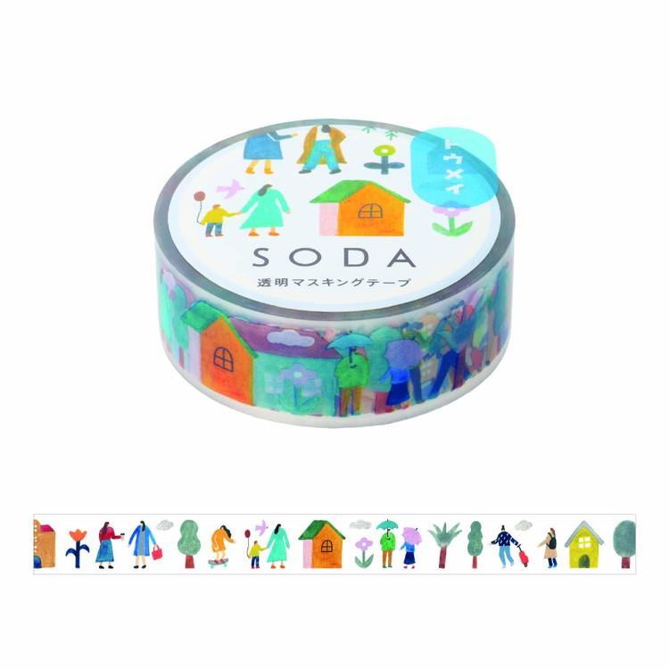 King Jim SODA Decoration Tape Vol.4 - 15mm Life - Default Title by Techo Treats Stationery