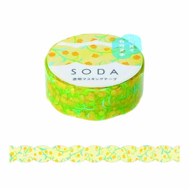 King Jim SODA Decoration Tape Vol.4 - 15mm Thunder Sonia (Die-cut) - Default Title by Techo Treats Stationery