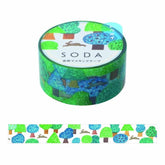 King Jim SODA Decoration Tape Vol.4 - 20mm Forest - Default Title by Techo Treats Stationery
