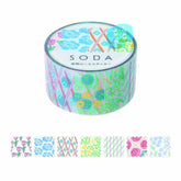 King Jim SODA Decoration Tape Vol.4 - 20mm Kitte (Pre-cut) - Default Title by Techo Treats Stationery