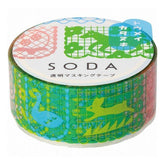 King Jim SODA Decoration Tape Vol.4 - 20mm Kyrie (Die-cut) - Default Title by Techo Treats Stationery