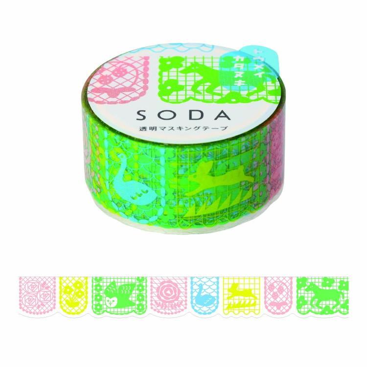 King Jim SODA Decoration Tape Vol.4 - 20mm Kyrie (Die-cut) - Default Title by Techo Treats Stationery