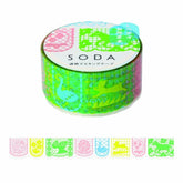 King Jim SODA Decoration Tape Vol.4 - 20mm Kyrie (Die-cut) - Default Title by Techo Treats Stationery