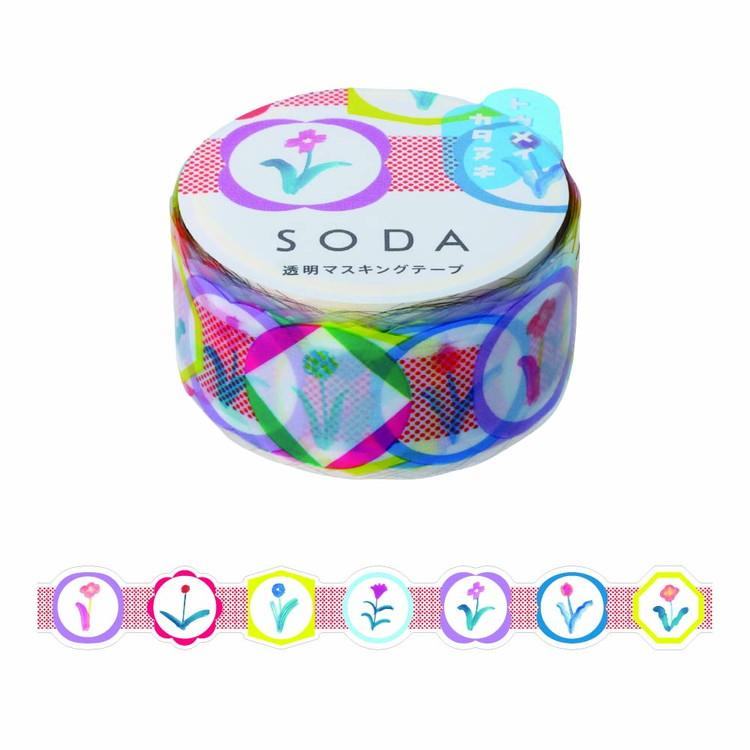 King Jim SODA Decoration Tape Vol.4 - 20mm Patch (Die-cut) - Default Title by Techo Treats Stationery