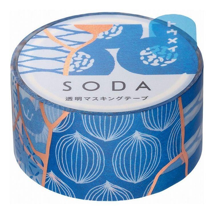 King Jim SODA Decoration Tape Vol.4 - 20mm Touki (with Gold Foil) - Default Title by Techo Treats Stationery