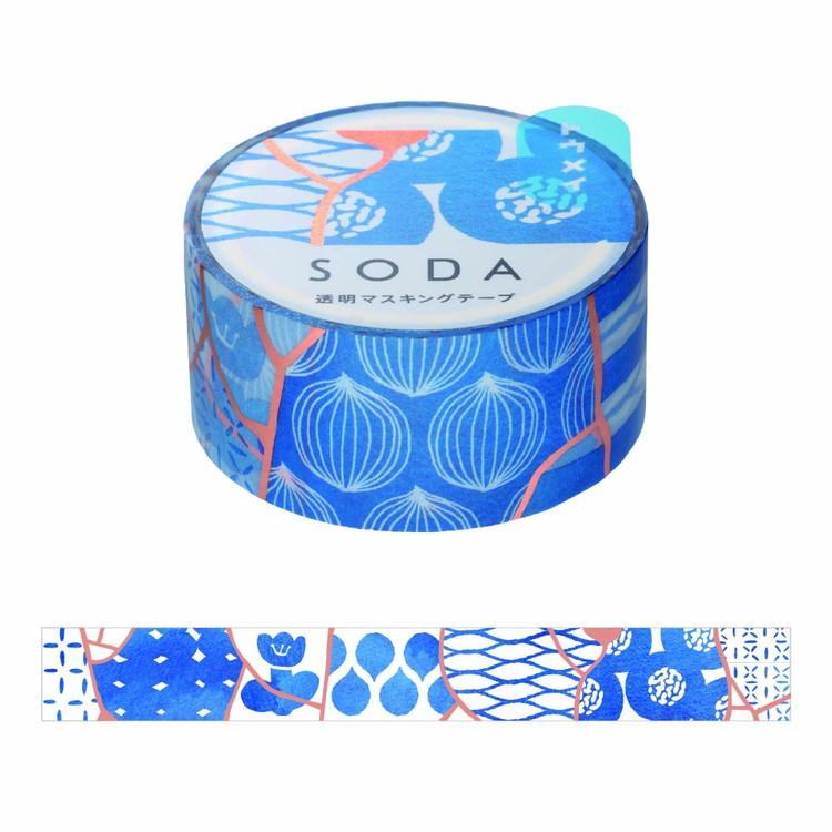 King Jim SODA Decoration Tape Vol.4 - 20mm Touki (with Gold Foil) - Default Title by Techo Treats Stationery