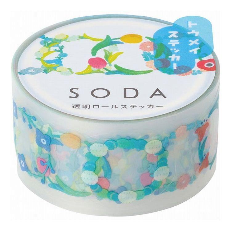 King Jim SODA Decoration Tape Vol.4 - 20mm Wreath (Pre-cut) - Default Title by Techo Treats Stationery