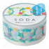 King Jim SODA Decoration Tape Vol.4 - 20mm Wreath (Pre-cut) - Default Title by Techo Treats Stationery