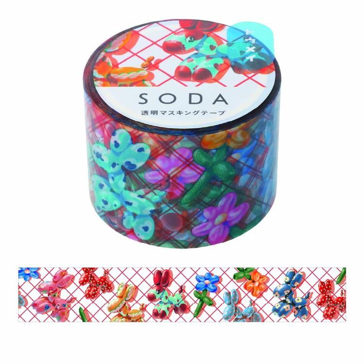 King Jim SODA Decoration Tape Vol.4 - 30mm Balloon - Default Title by Techo Treats Stationery