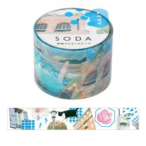 King Jim SODA Decoration Tape Vol.4 - 30mm Landscape - Default Title by Techo Treats Stationery