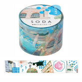 King Jim SODA Decoration Tape Vol.4 - 30mm Landscape - Default Title by Techo Treats Stationery