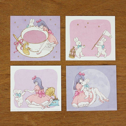 Kira Imai x Raimu Taya Block Memo - Dancing with moon light - cozyca products - Default Title by Techo Treats Stationery